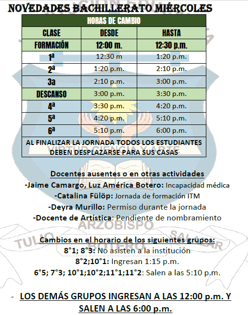 Horario